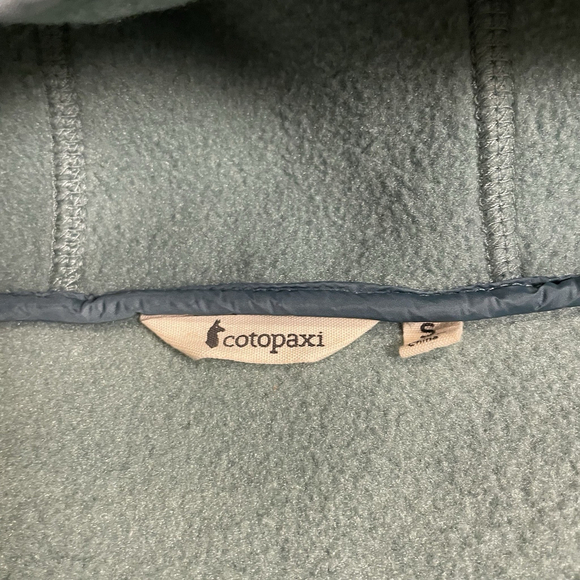 COTOPAXI TECA FLEECE HOODED FULL ZIP JACKET BLUE GORPCORE OUTDOOR SMALL - Picture 11 of 11